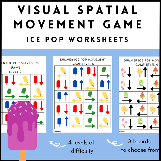 Self Regulation and Visual Perceptual Ice Pop Game